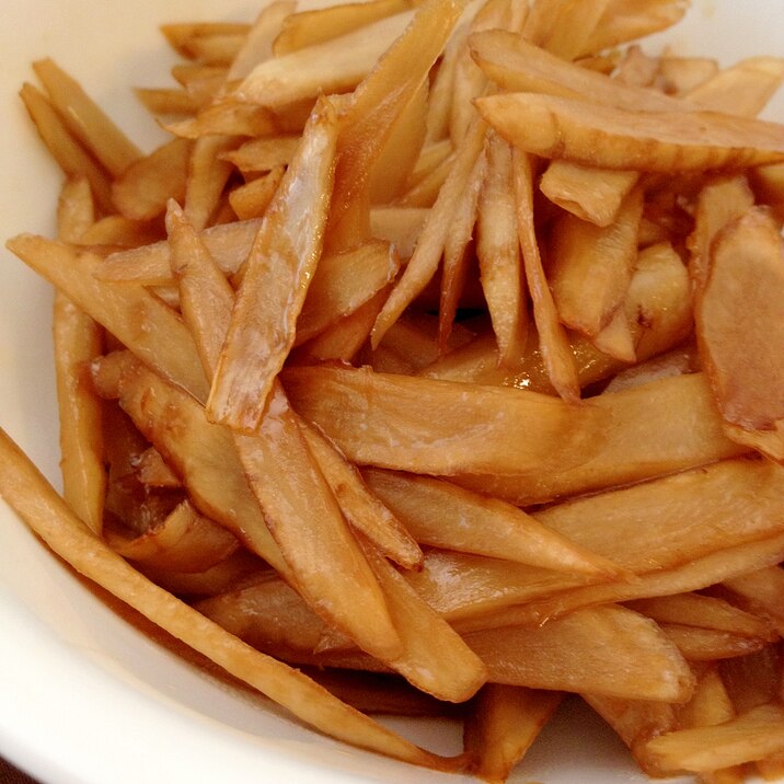 簡単 新ごぼうのシャキシャキきんぴら レシピ 作り方 By ななじまる 楽天レシピ